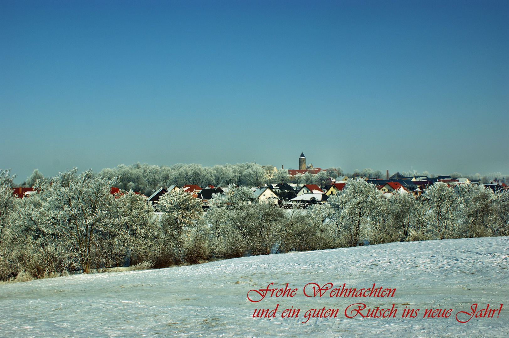 Frohe Weihnachten- Mühlberg