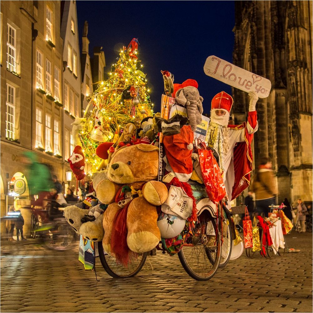 Frohe Weihnachten oder Foto & Bild münster, deutschland