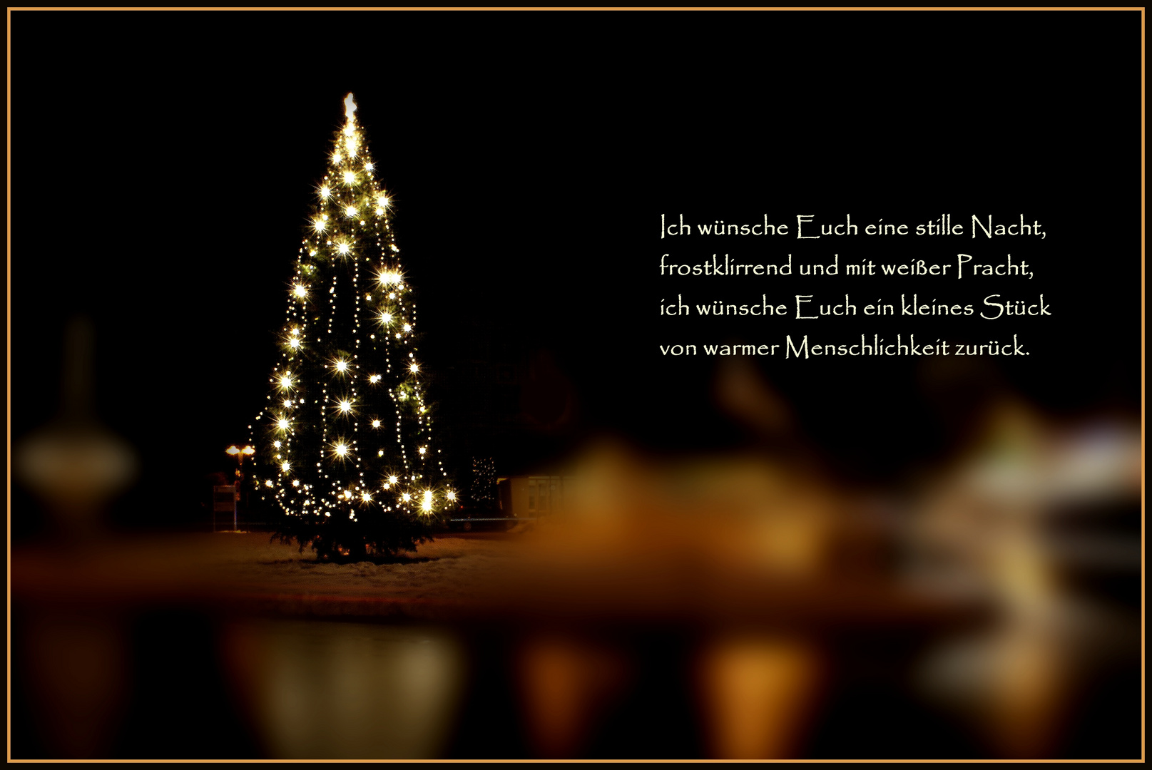 FROHE WEIHNACHTEN UND ALLES GUTE FÜR 2012