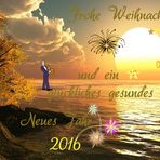 Frohe Weihnachten und ein glückliches Neues Jahr 2016