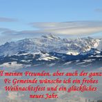 Frohe Weihnachten und ein glückliches neues Jahr