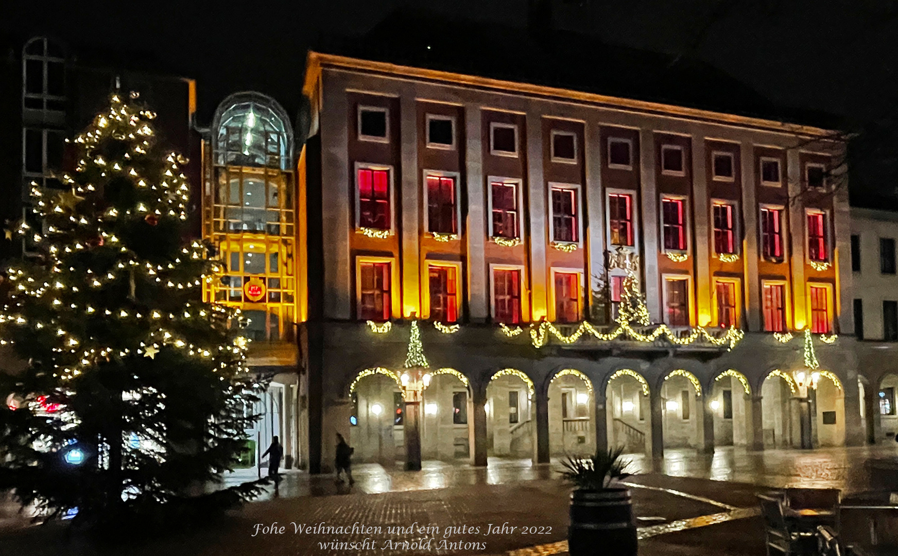 Frohe Weihnachten und ein gutes neues Jahr