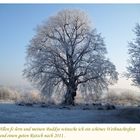 Frohe Weihnachten und ein gutes Neues Jahr wünscht Ulfert K und Familie.