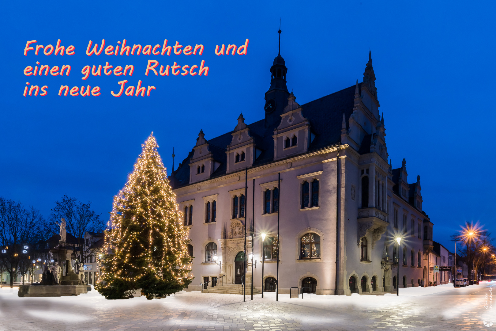 Frohe Weihnachten und einen guten Rutsch