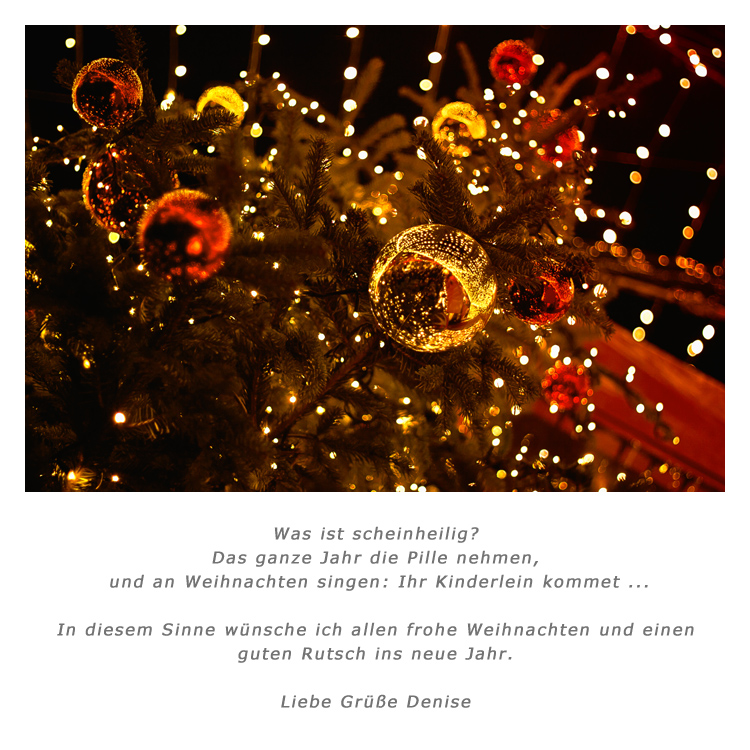 * Frohe Weihnachten und einen guten Rutsch ins neue Jahr  * Foto 