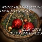 FROHE WEIHNACHTEN UND EINEN GUTEN RUTSCH INS NEUE JAHR