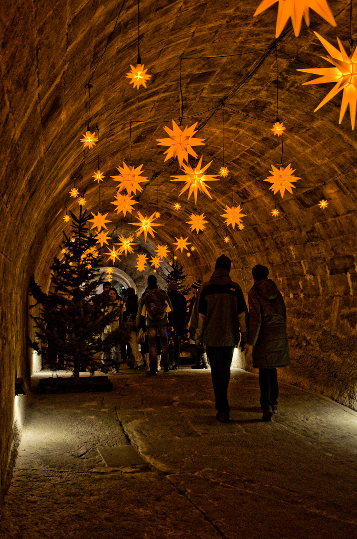 Frohe Weihnachten, vom Festungsweihnachtsmarkt