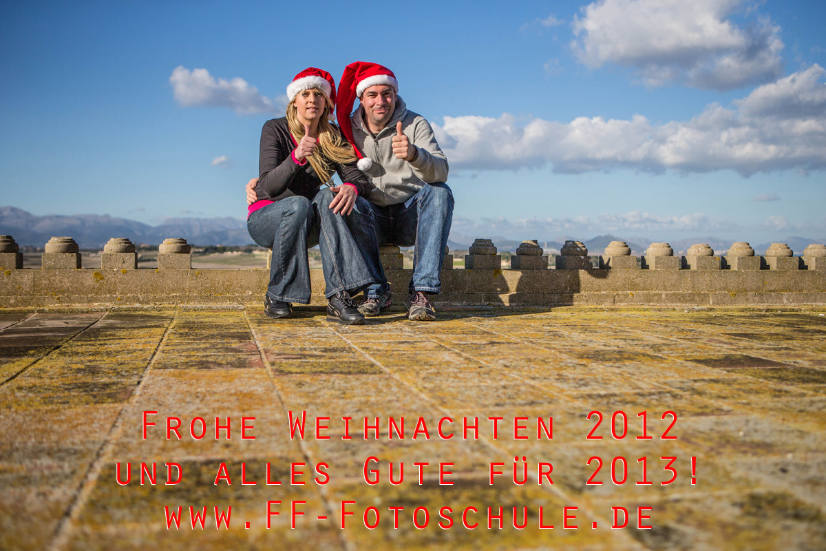 FRohe Weihnachten wünscht die FF-Fotoschule