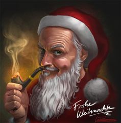 Frohe Weihnachten wünscht Lübbi [www.luebbi-art.de]