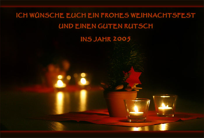 FROHE WEIHNACHTSTAGE