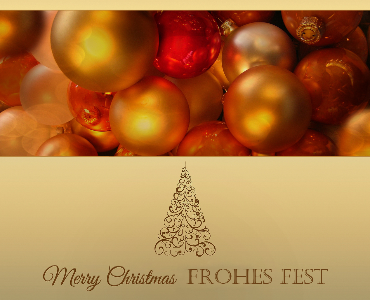 Frohes Fest - Merry Christmas - Joyeux Noel...