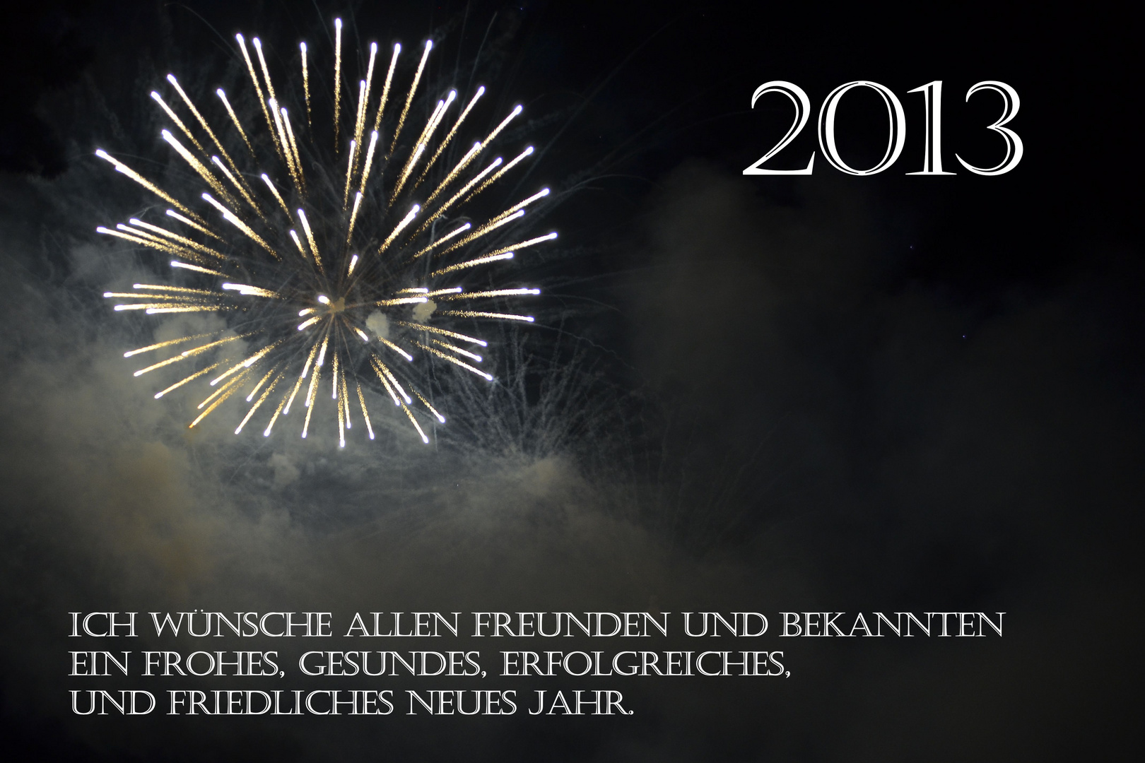 Frohes neues Jahr 2013