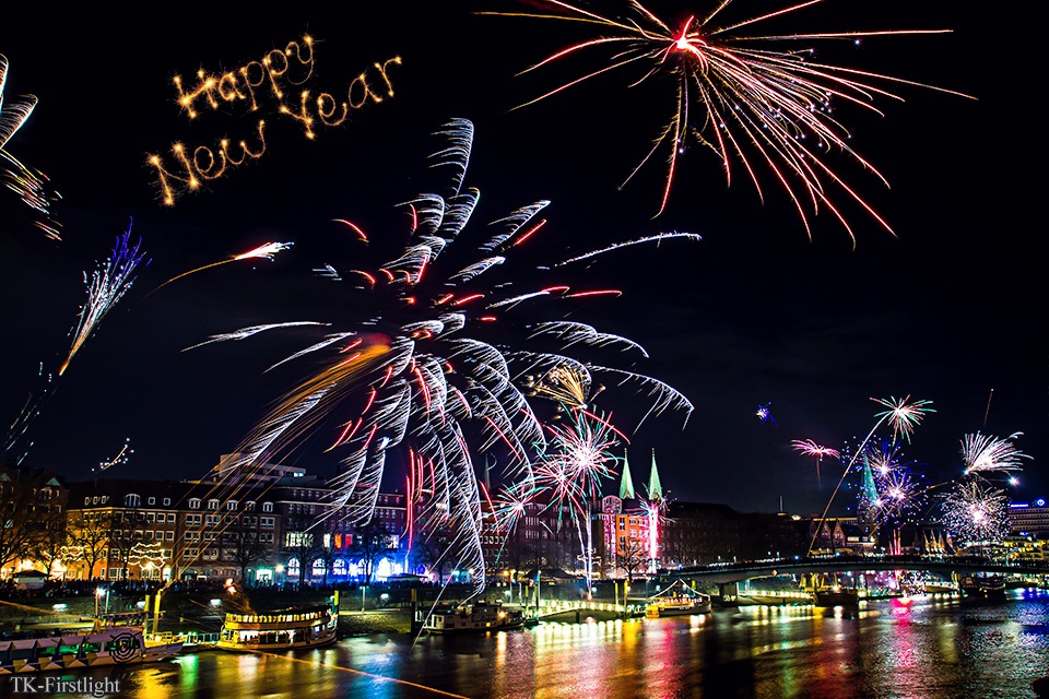 Frohes neues Jahr Foto & Bild | kunstfotografie & kultur, feuerwerk