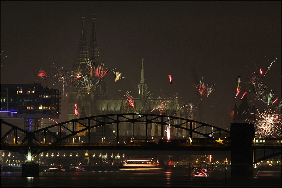 Frohes Neues Jahr aus Köln