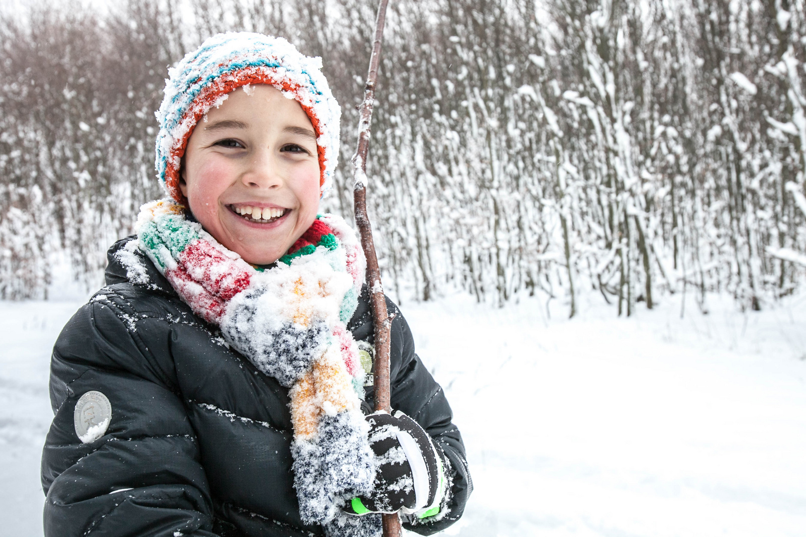 Frohsinn im Schnee