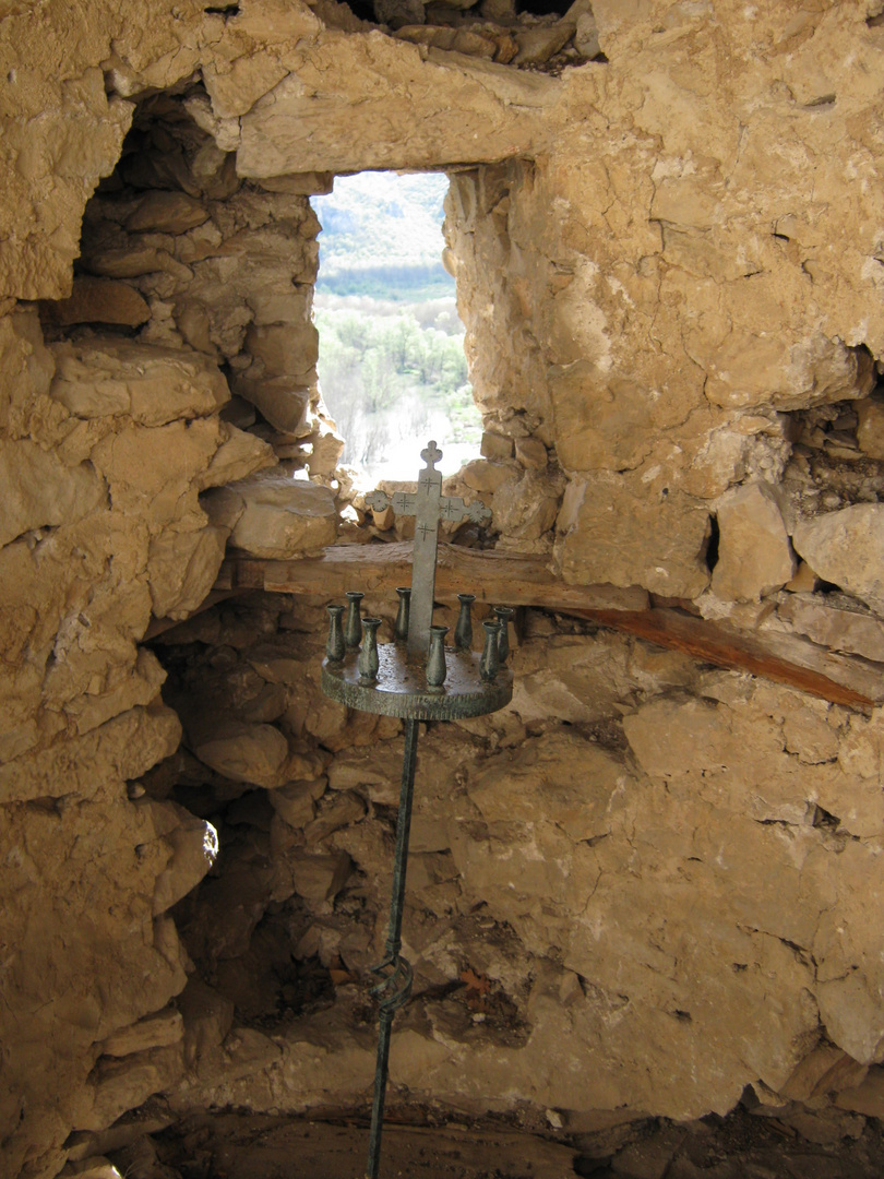 from a rock monastery in Bulgaria