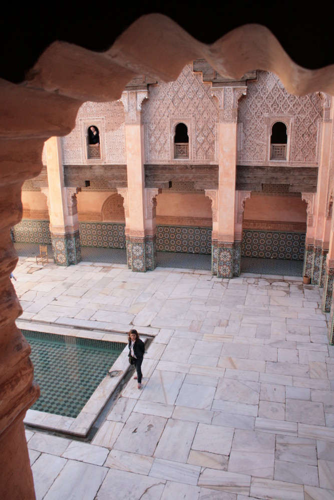 From above: Medersa Ben Youssef