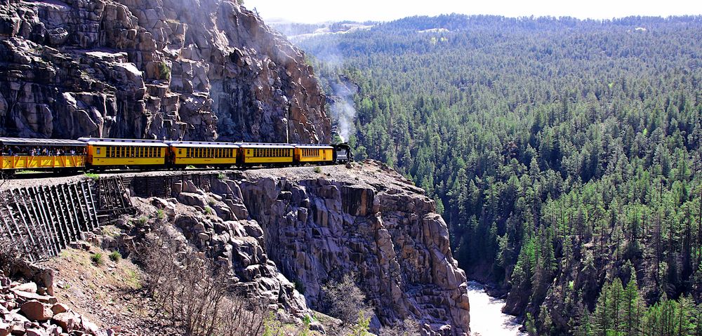 From Durango to Silverton by Railroad