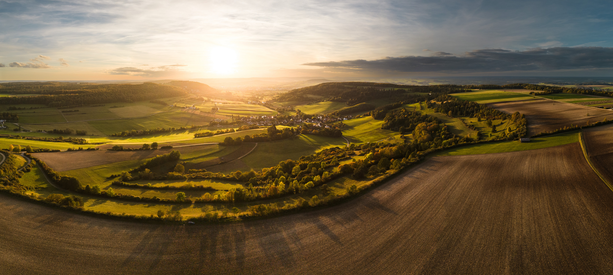 From high above