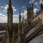 From the roof of York Minster