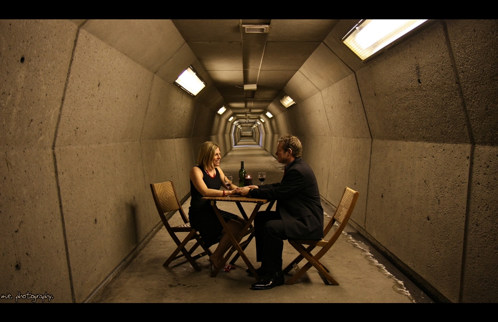 From the "Tunnel Dinner" Series (Excerpt I)