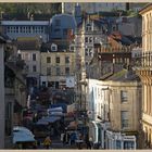 Frome sunday morning market under preparation