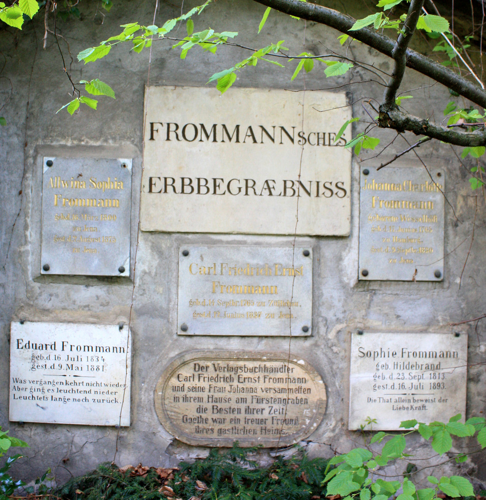 Frommannsches Erbbegräbnis auf dem Johannisfriedhof in Jena