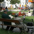 Fromme Gesänge auf dem Kardinal-Rauscher-Platz in Rudolfsheim