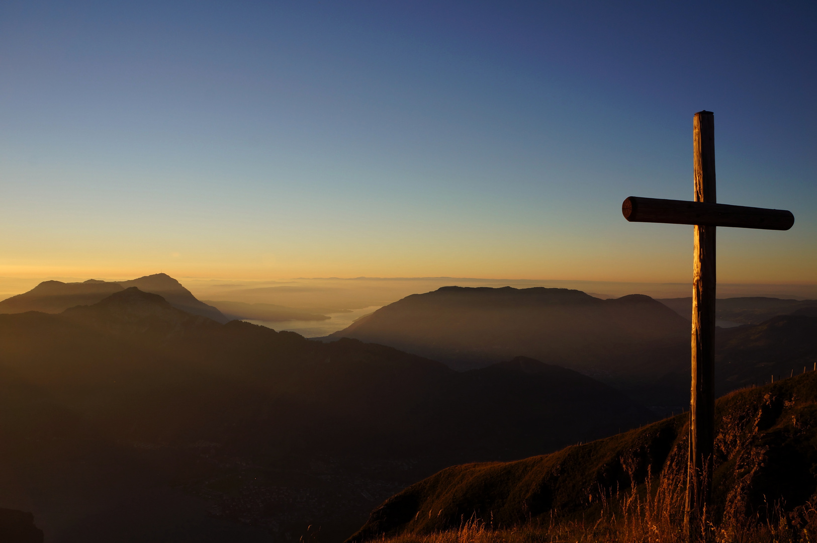 Fronalpstock bei Sonnenuntergang