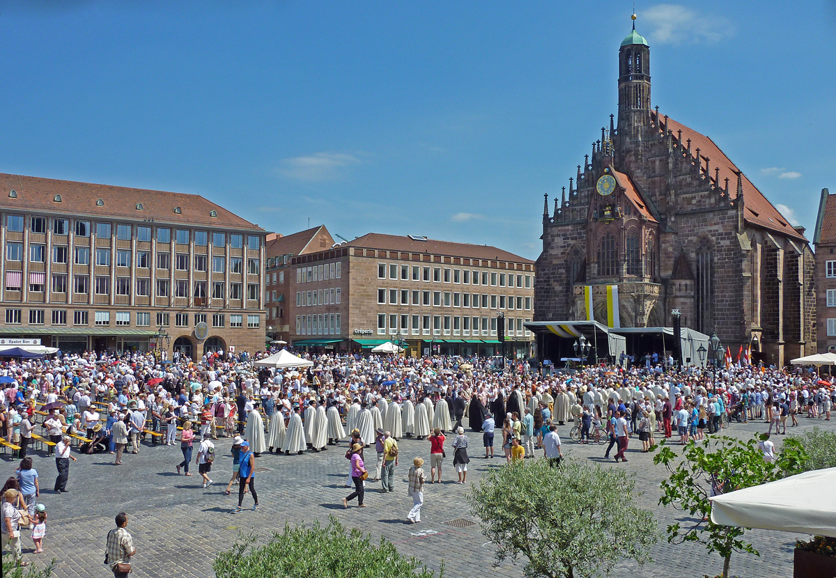 Fronleichnamsfeier 2017 in Nürnberg