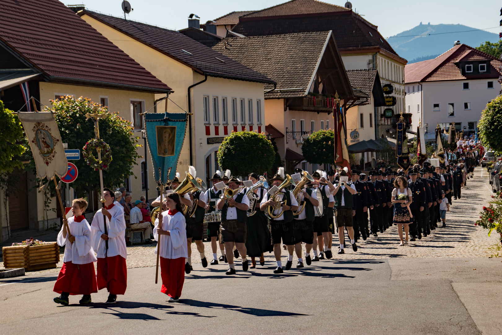 Fronleichnamsprozession im Luftkurort Lam