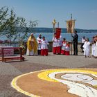 Fronleichnamsprozession vor der Wallfahrtskirche Birnau