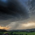 Front einer Superzelle über dem fränkischen Saaletal