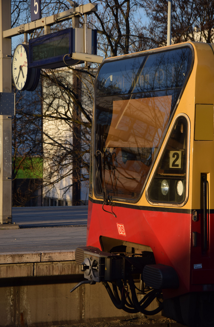 Front im Abendlicht