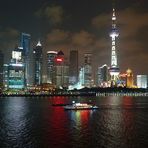 Front line line du quartier Pudong by night