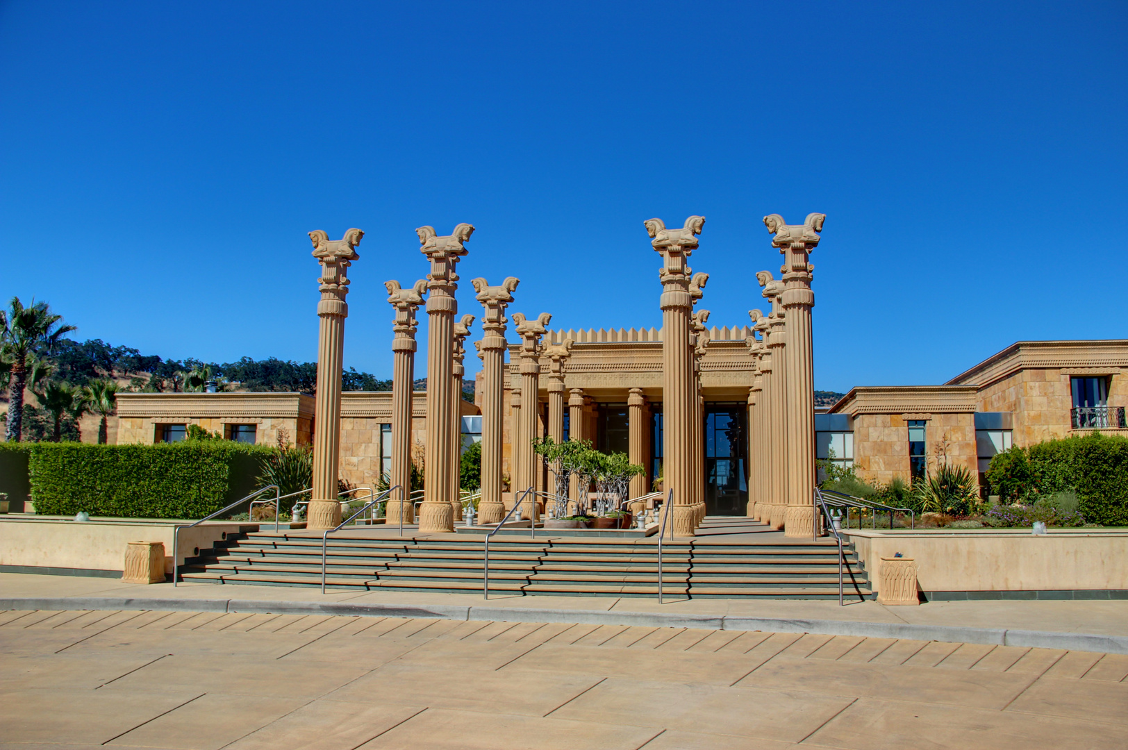 Front Pillar Facade In Napa Valley