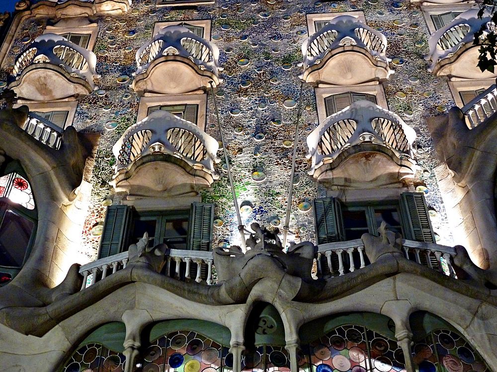 Frontfassade der Casa Battlo