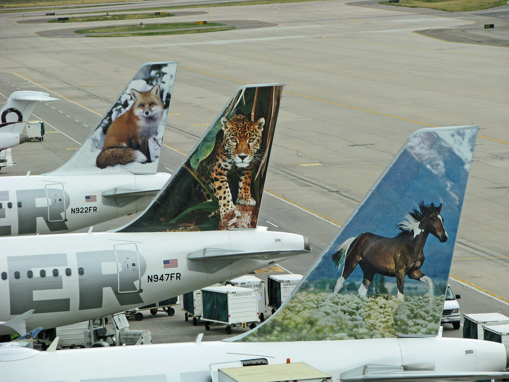 Frontier Airlines, Denver, Colorado, USA