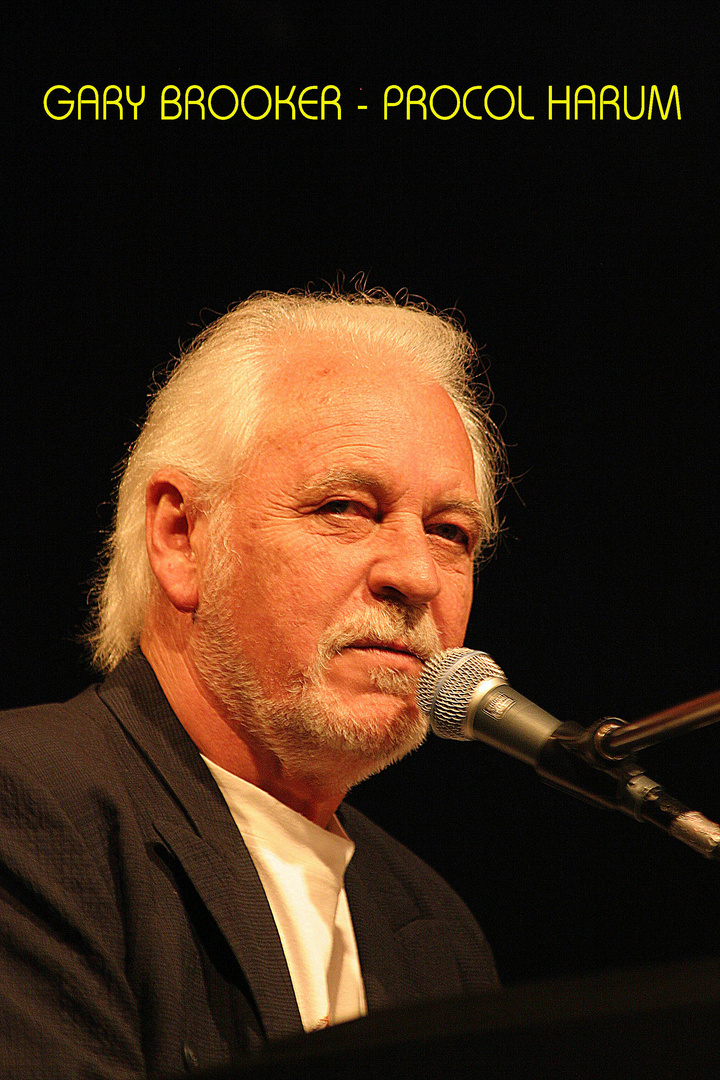 Frontman von Procol Harum, GARY BROOKER