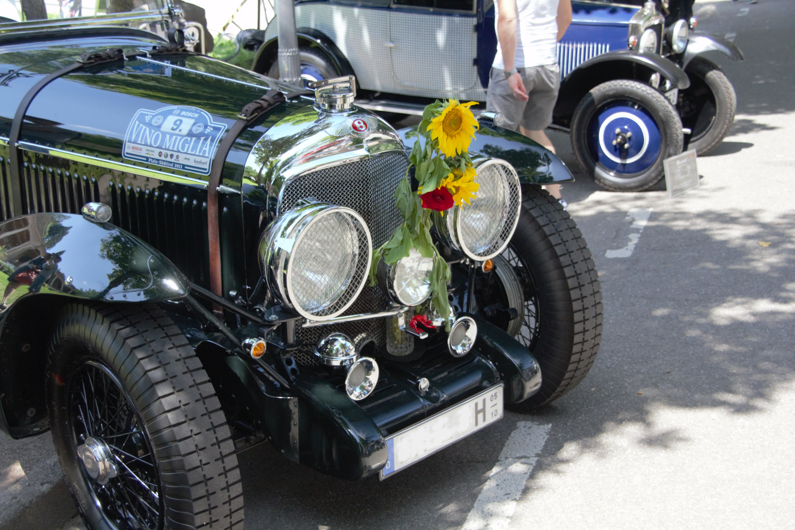 Frontpartie eines seltenen Bentleys