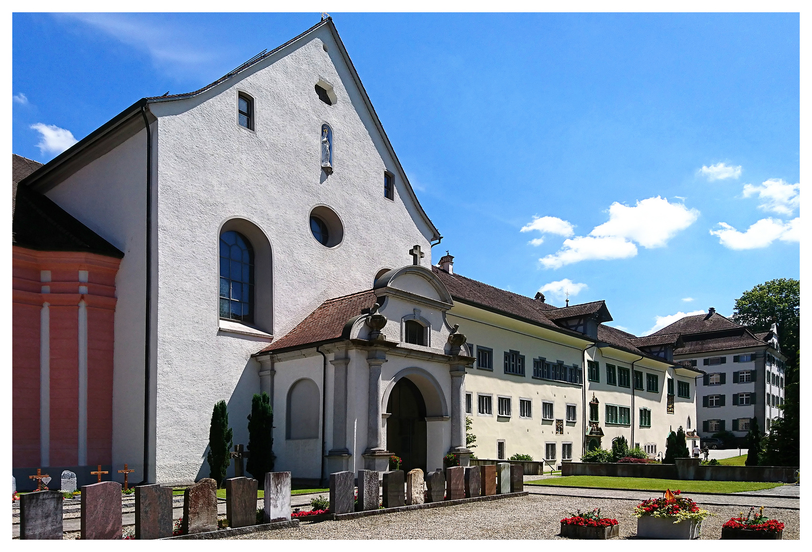 Frontseite, Kloster Fischingen