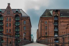 Froschperspektive Speicherstadt