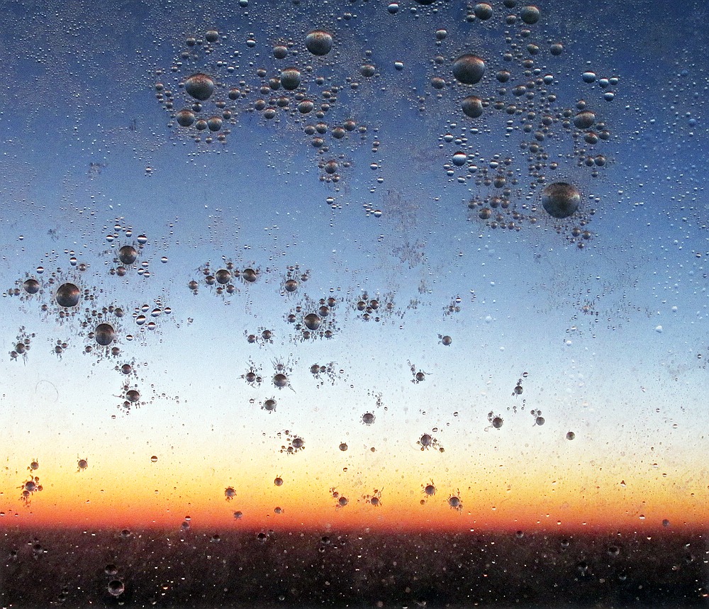 Frost am Fenster