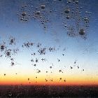 Frost am Fenster