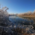 Frost am Fluss