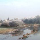 Frost am Fluss