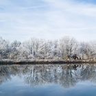 Frost am Kanal