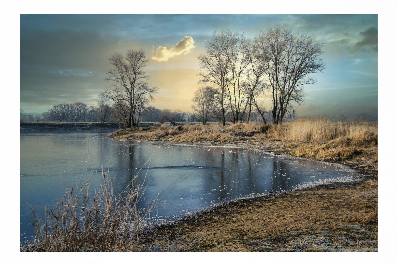 Frost am See