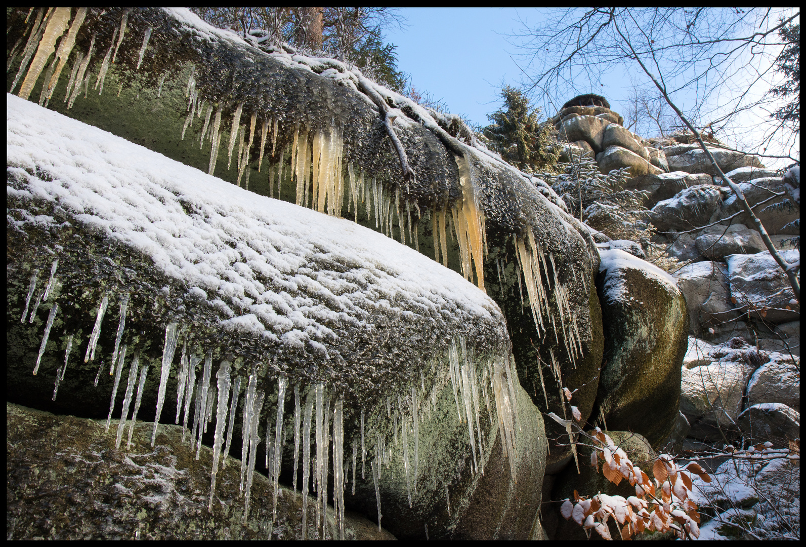 "Frost in den Fichtelmountains "