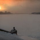 Frost, Newa und Vögel